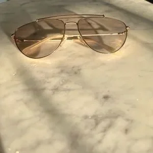 Diane Von Furstenberg Gold Krista Cat Eye Sunglasses Diane Von Furstenberg MF 67 201 – Vintage Frames Company main image 4